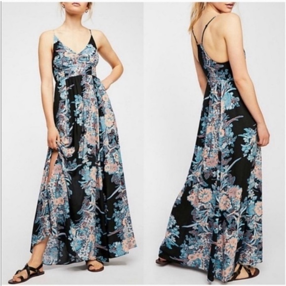 Free People Through The Vine Maxi Dress XS - Picture 1 of 6